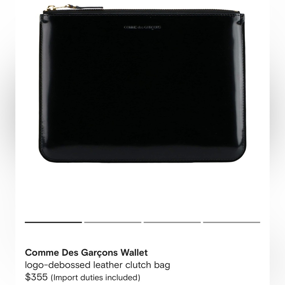 Comme Des Garçons Zip Wallet
